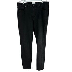 Pistola Womens Black Skinny Jeans Size 16W Cotton Blend Stretch